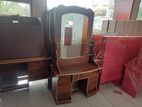 Melamine Dressing Table with Cupboard