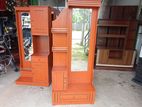 Melamine Dressing Table with Cupboard