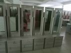 Melamine Dressing Table with Cupboard