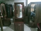 Melamine Dressing Table with Cupboard