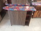 Melamine Iron Table with Cupboard