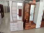 Melamine Modern Dressing Table with Cupboard