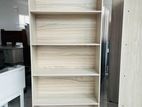 Melamine Oak-White Book Racks