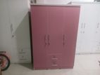 Melamine Pink 3 Door Cupboard