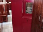 Melamine Pink Baby Cupboard with Mirror