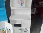 Melamine Rack Children Table with Cupboard 003