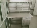 Melamine Rack Table with Cupboard 007