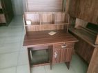 Melamine Rack with Writing Table Cupboard