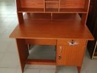 Melamine Rack Writing Table with Cupboard 003