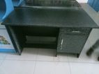 Melamine Table with Cupboard 4 by 2