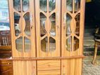 Melamine Three Door Display Cupboard