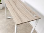 Melamine Top Table Metal Frame 4*2 Feet