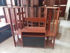 Melamine TV Stand with Cupboard