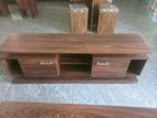 Melamine TV Stand with Setup Cupboard 0012