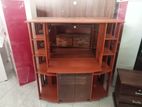 Melamine TV Stand with Setup Cupboard 005