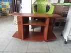 Melamine Tv Stand with Setup Cupboard