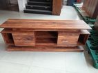 Melamine Tv Stand with Setup Cupboard