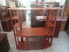 Melamine TV stand with setup cupboard