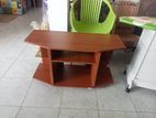 Melamine TV stand with setup cupboard