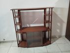 Melamine Upper Stripe TV Stand