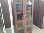 Melamine Wardrobe 2D With Glass