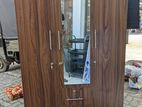 Melamine Wardrobe 6x4 (3 Door) - Teak Color