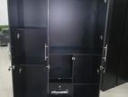 melamine wardrobe black