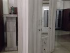 Melamine Wardrobe With Glass AA Colour