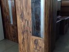 Melamine Wardrobe With Glass D2