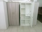 Melamine White 2 Door Cupboard