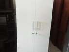 Melamine White 2 Door Cupboard