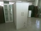 Melamine White 2 Door Cupboard