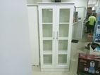 Melamine white 2 door o c cupboard