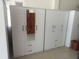 Melamine White 3 Door Cupboard