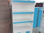 Melamine white book cupboard