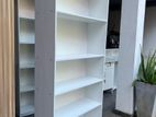 Melamine White Book Rack