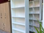 Melamine White Book Rack