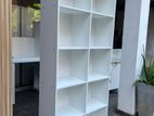 Melamine White Book Racks