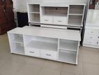 Melamine White Box Tv Stand