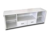 Melamine White Box TV Stand