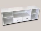 Melamine White Box Tv Stand