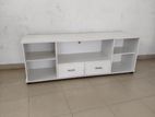 Melamine White Box Tv Stand