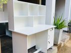 Melamine White Study Tables