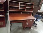 Melamine with Rack Writing Table Cupboard 4 by 2