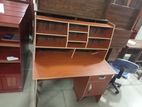 Melamine with Rack Writing Table Cupboard