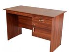 MELAMINE WRITING TABLE - MEDIUM BROWN (120*60*76CM) -MWT200