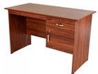 MELAMINE WRITING TABLE - MEDIUM BROWN (120*60*76CM) -MWT200