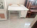 Melamine Writing Table with Cupboard 4 by 2