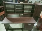 Melamine Writing Table with Cupboard 4 by 2