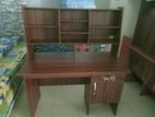 Melamine Writing Table with Cupboard 4 by 2